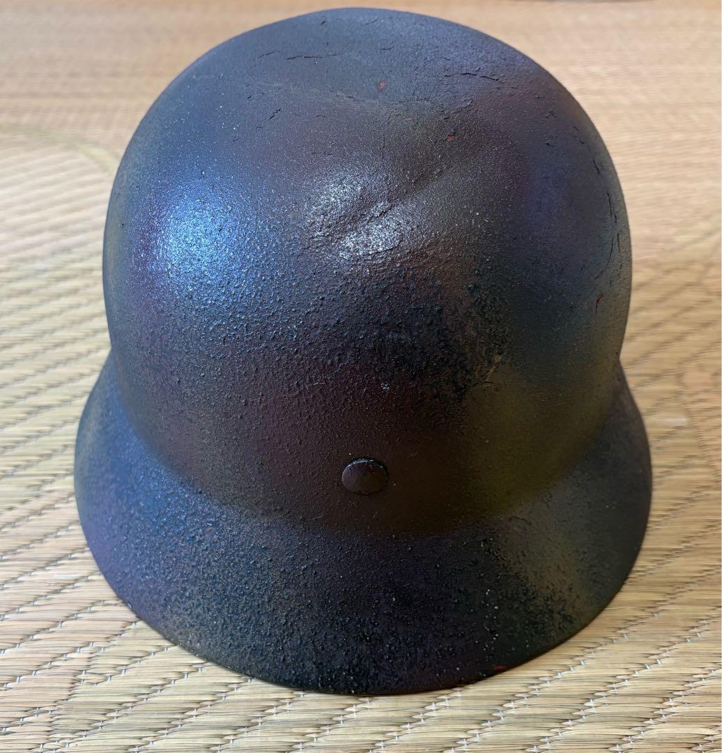 ドイツ軍ヘルメット（戦後フィンランド軍使用M40/55ヘルメット改装品）