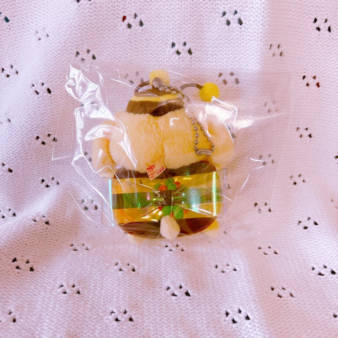 サンリオ　ポムポムプリン　ハチ　ぬいぐるみ　マスコット