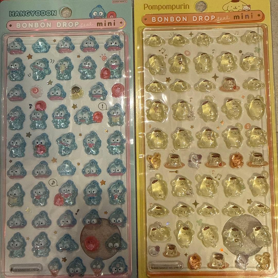 『正規品』たまごっちボンボンドロップシール　サンリオミニ全種　眼福12枚セット