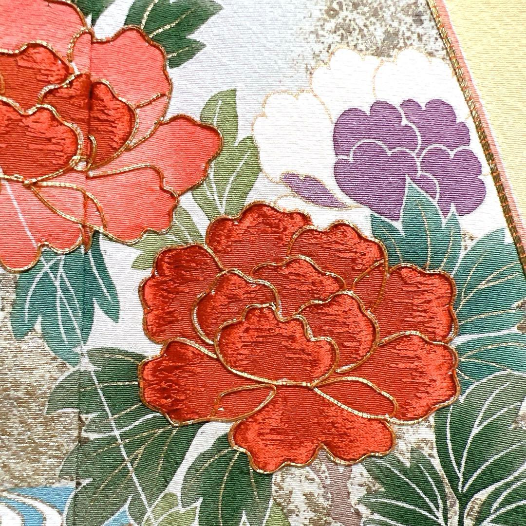振袖　金駒刺繍　金彩　冊子　束ね熨斗　短冊　花晴れの日　成人式　着物　039k