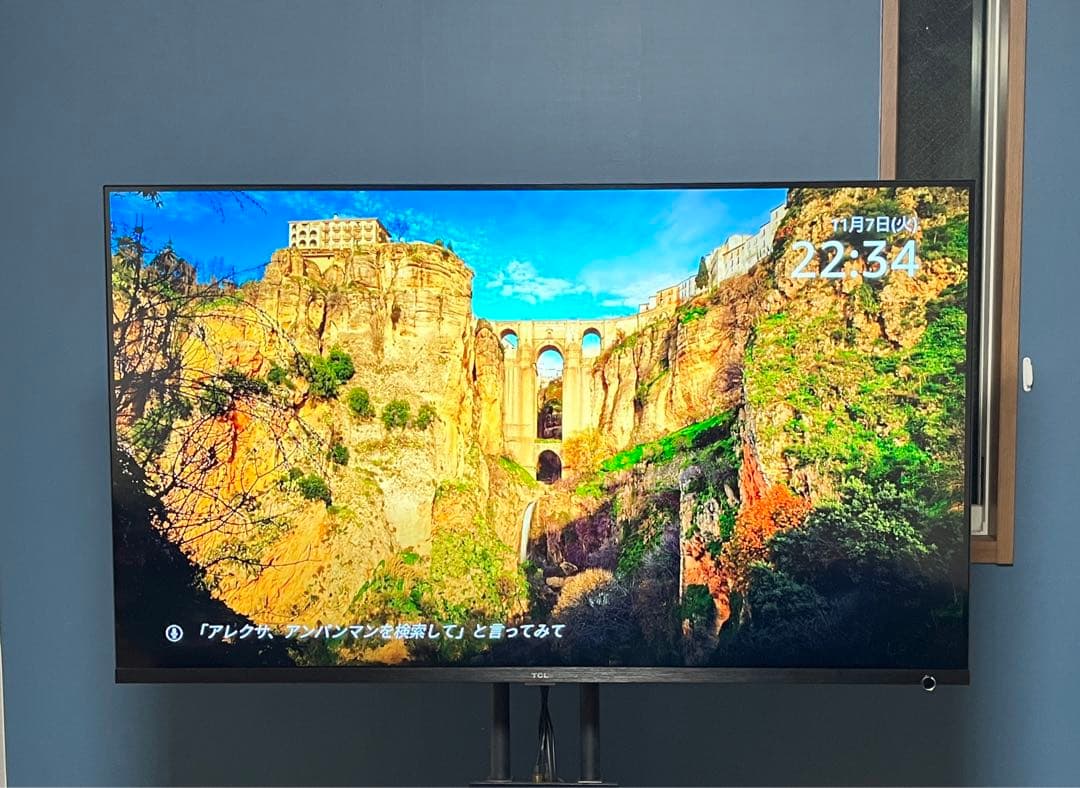 【55型】TCL スマートテレビ Android TV / 4K対応