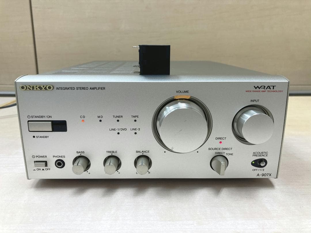 ★整備済み★ONKYO　A-907X　SPリレー交換済み　上級機　取説　美品⑦