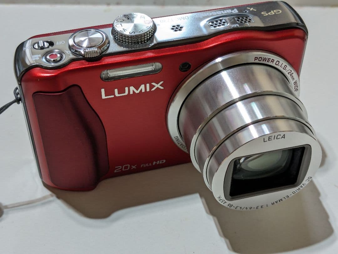Panasonic　LUMIX　DMC-TZ30 レッド　デジカメ