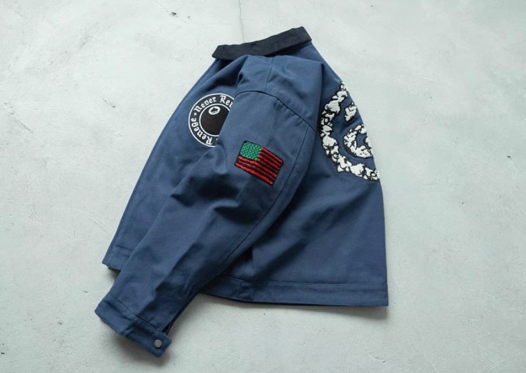 スケートボード Stussy x Denim Tears Canvas Jacket