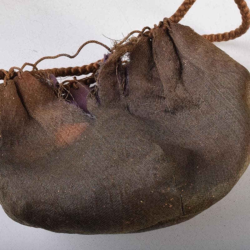 茶道具　尾戸焼　茄子茶入　仕覆付　時代箱　V　8195