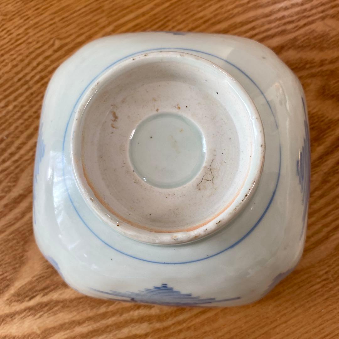 金魚絵図 四角鉢