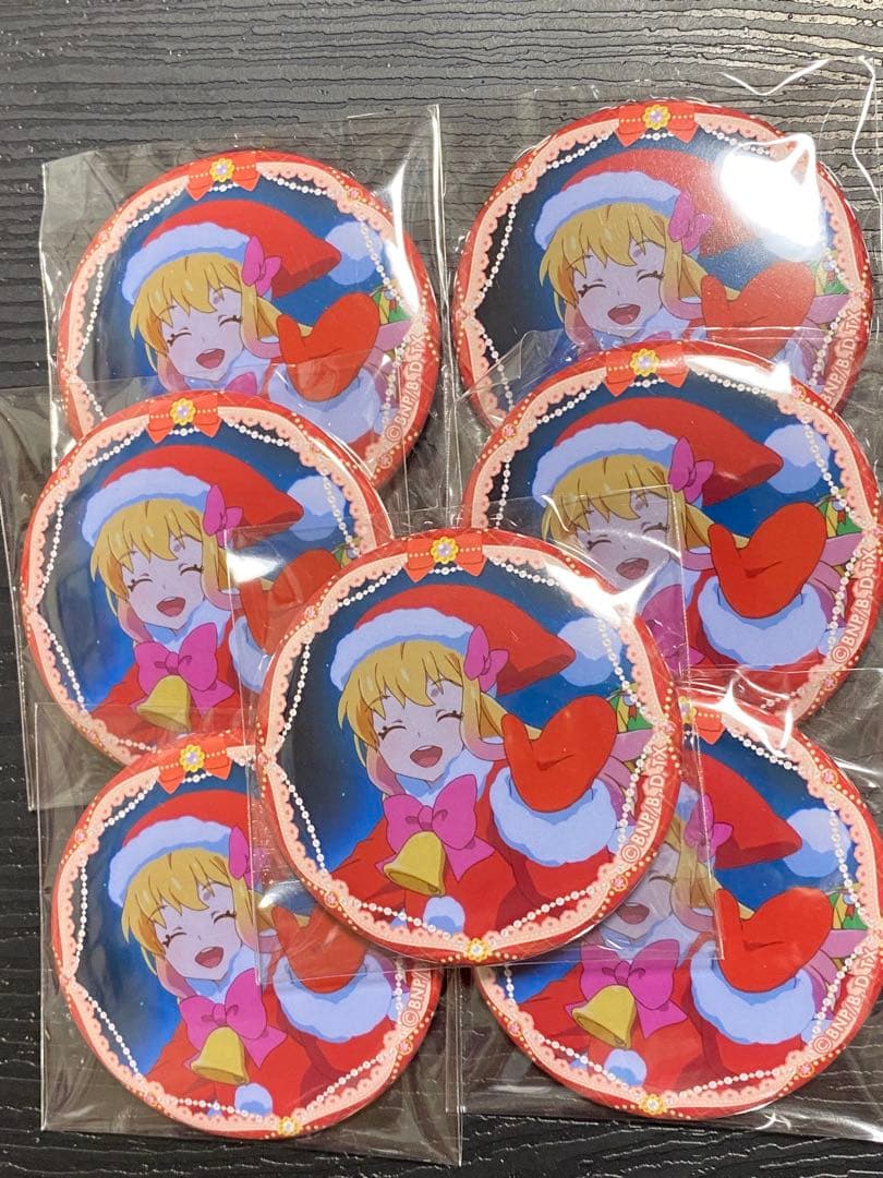 アイカツスターズ！ 缶バッジ チェスクッキー イオン限定 虹野ゆめ クリスマス