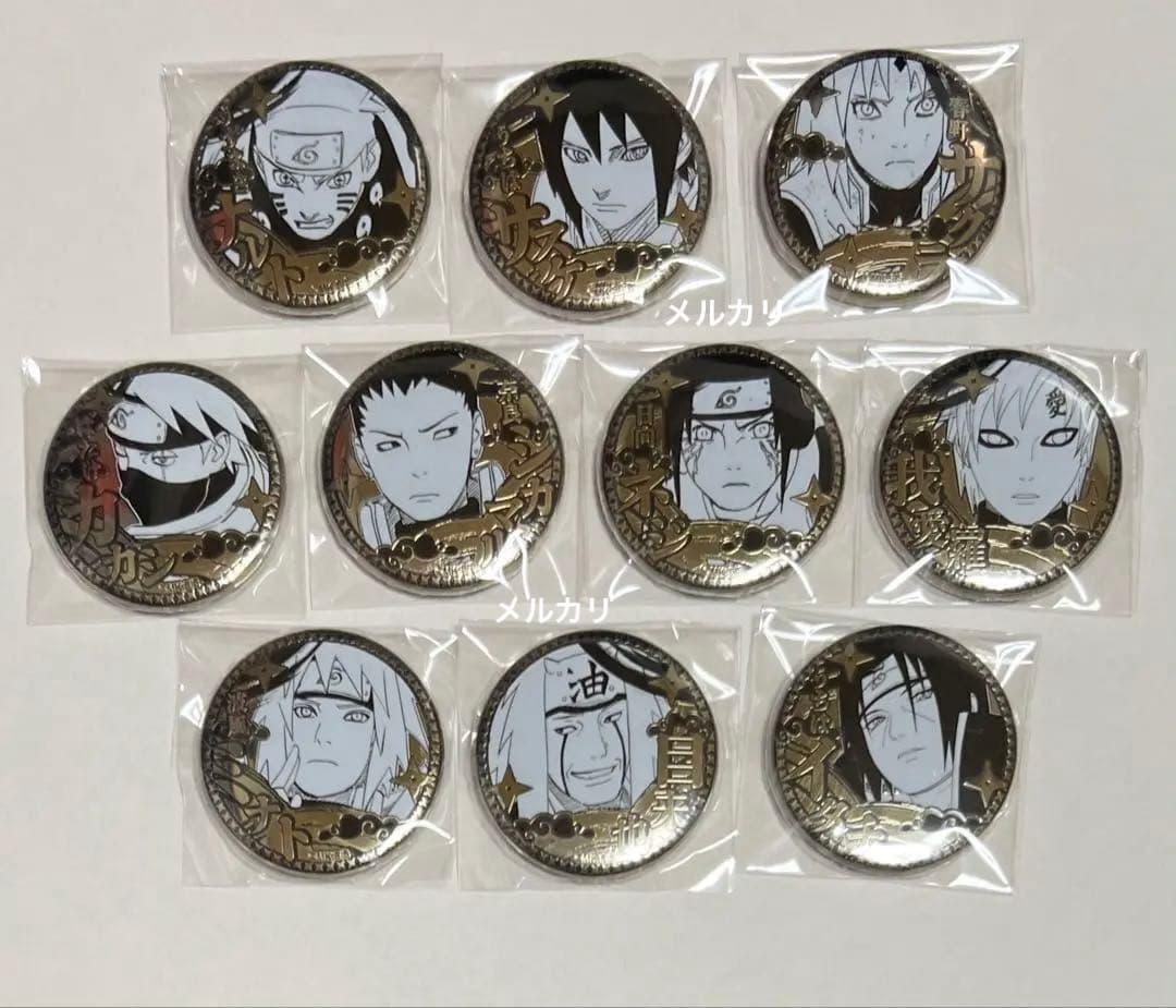 ◆NARUTO ナルト　ゴールデン缶バッジコレクション第1弾 10点 セット