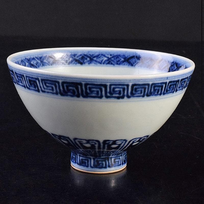 Big Chef　中国　大明宣徳年製　青花蓮子碗　C　7759E