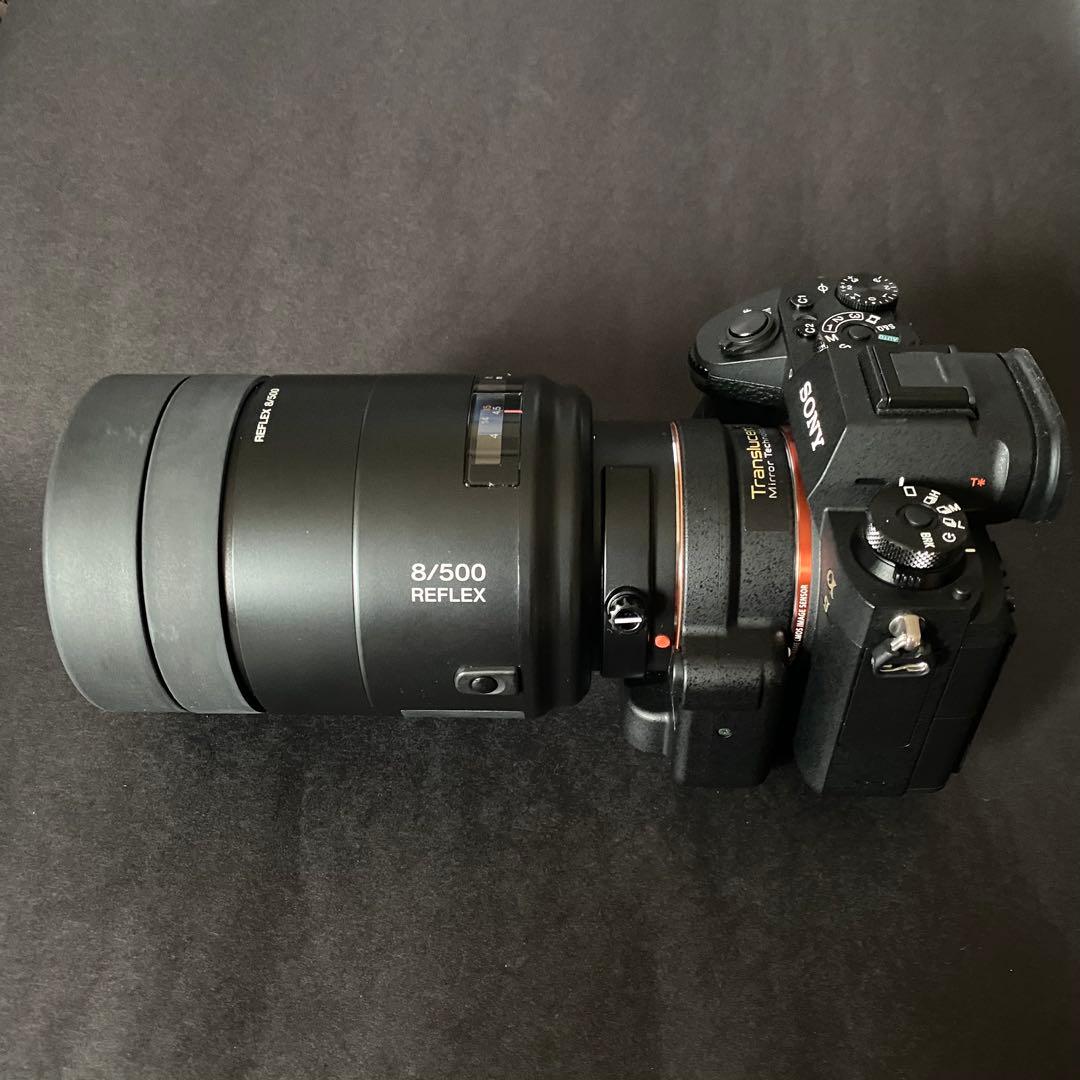 SONY 500mm F8 Reflex と LA-EA2 マウントアダプター