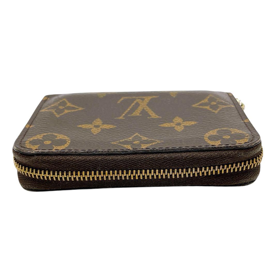 良品 ルイヴィトン M60067 ジッピー パース ケース ブラウン