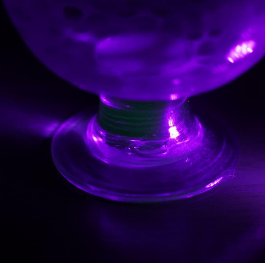 【美品】青と白の氷コップ