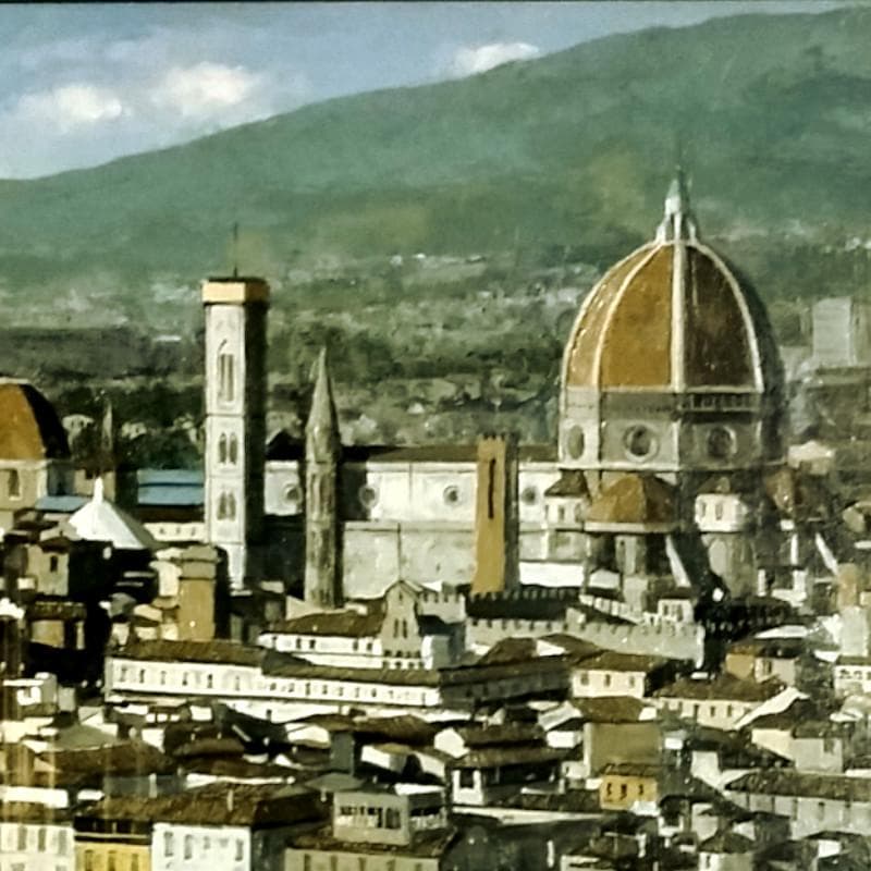 ☆斉藤 要☆「フィレンツェ」油絵　F10号　良好！