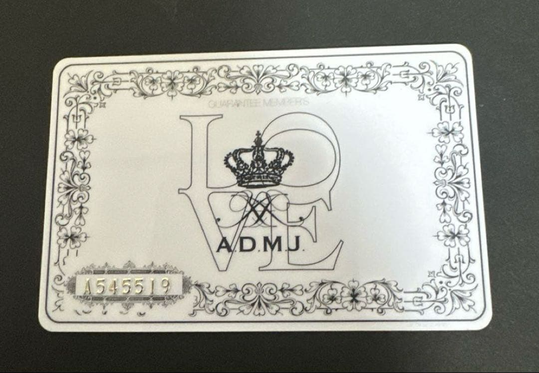 ADMJ バンダナ柄プリント　二つ折り財布