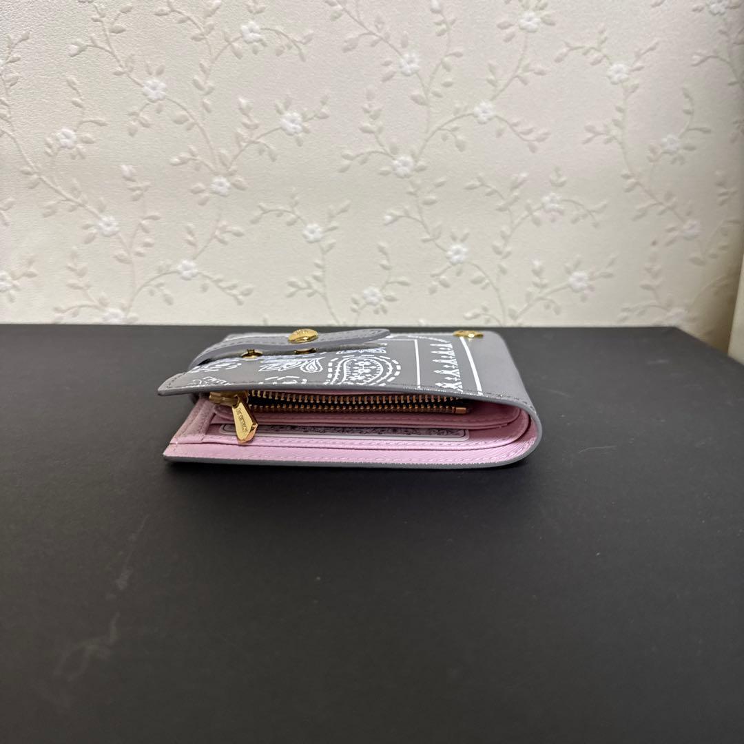 ADMJ バンダナ柄プリント　二つ折り財布