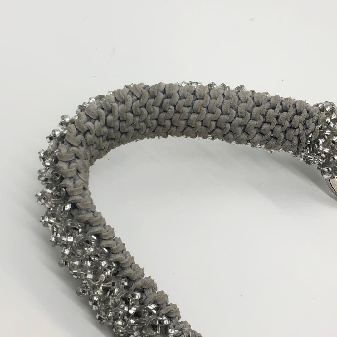 美品✨アンテプリマ ワンショルダーバッグ シルバー系 ワイヤーバッグ