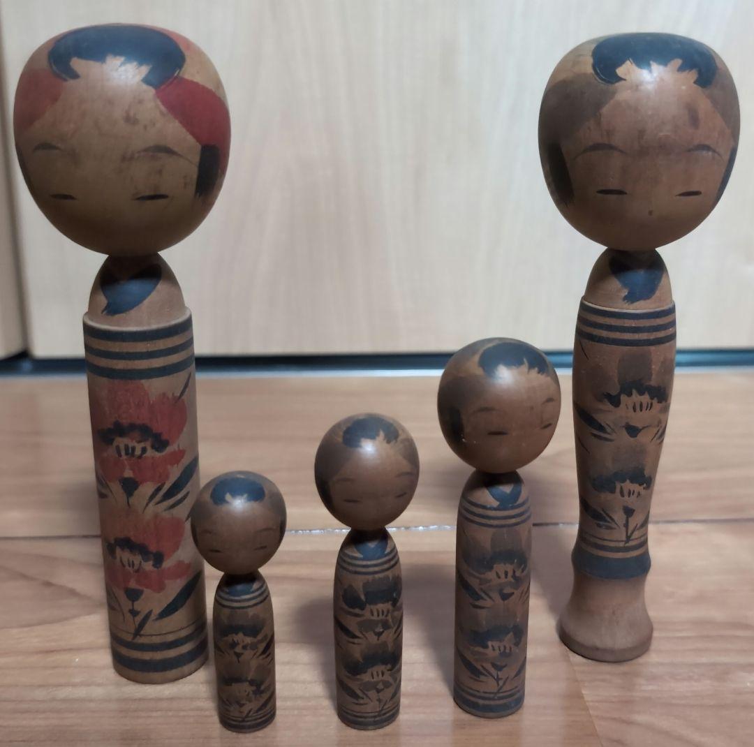 木製こけし 14体