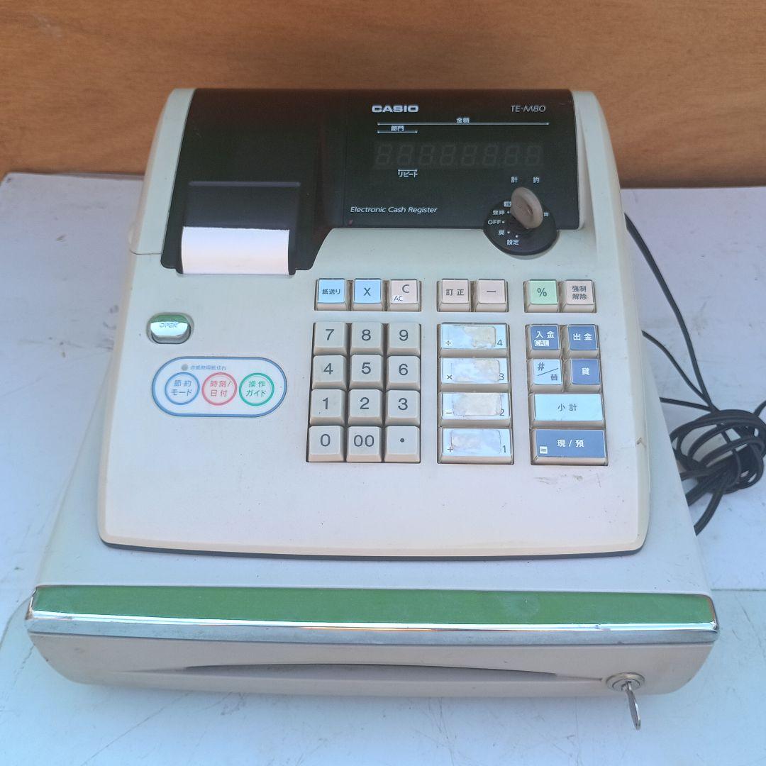 ツ*ー様 3662）CASIO TE-M80 電子レジスター