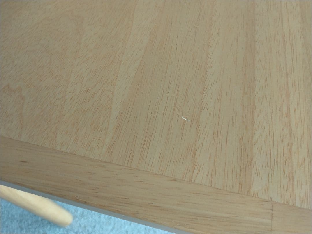 【美品】MUJI無印良品 木製テーブル70×70cm ラバーウッド材ナチュラル