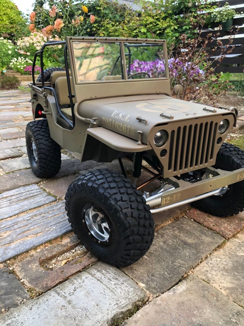 ラジコン1/6 jeep クローラー 2.2インチレイス脚周り　カスタム