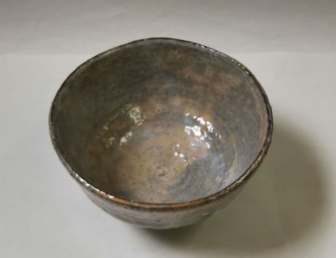 茶道具 萩焼 茶碗 指月窯 波多野善蔵 共箱 裏千家 紐