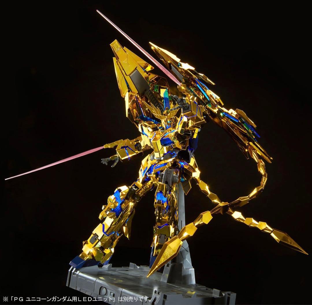 PG ユニコーンガンダム３号機 フェネクス ナラティブVer & LEDユニット
