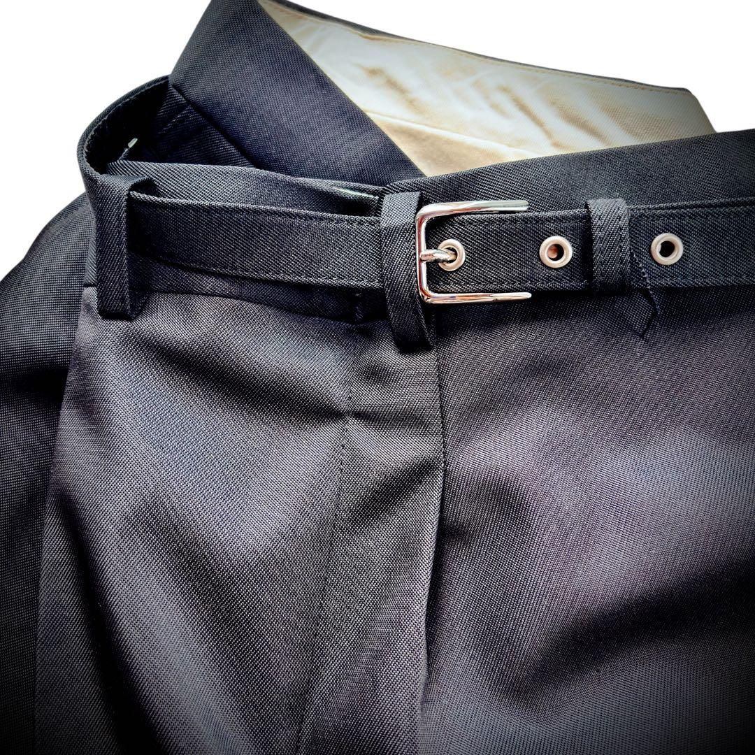 コムデギャルソン黒キュロットパンツ