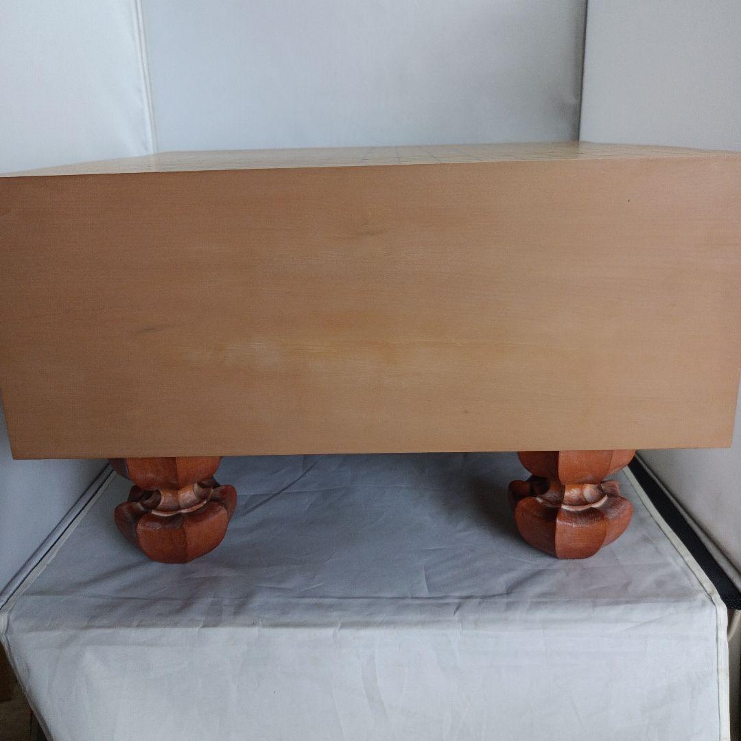 【美品】本格で重厚！碁盤（桂木材、へそあり）＆碁笥（けやき木材）＆碁石ハマグリ