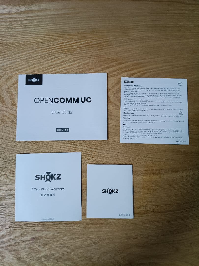 ヘッドホン Shokz OpenComm UC(type A)