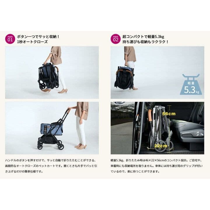 フィカゴ　ペットカート カモフラ柄