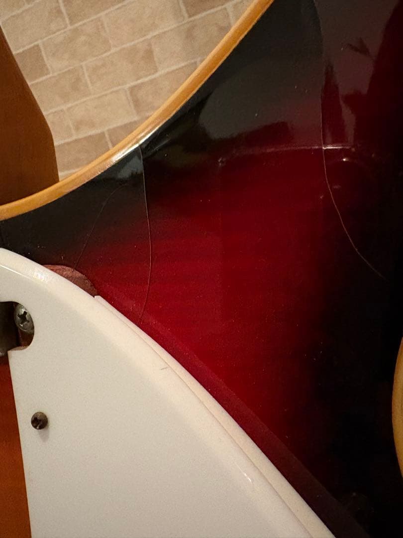 Guyatoneサンバースト セミアコースティックギター　ＳＧ-４２Ｔ