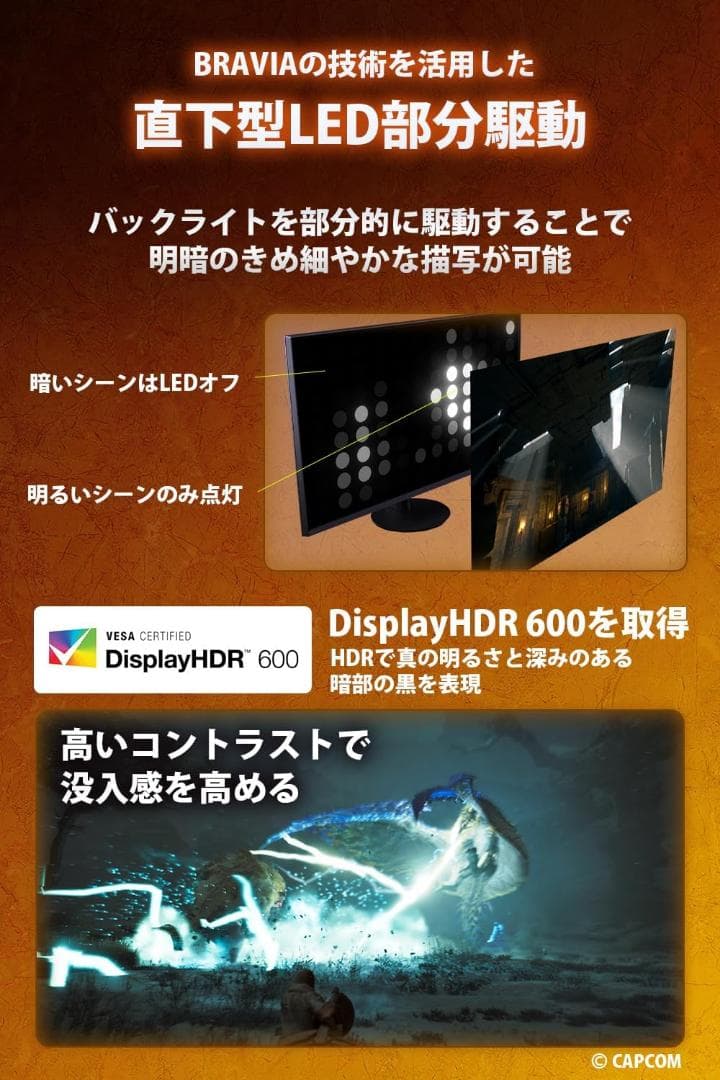 SONY M9 ii 4K 160Hz 1ms 27インチ ゲーミングモニター