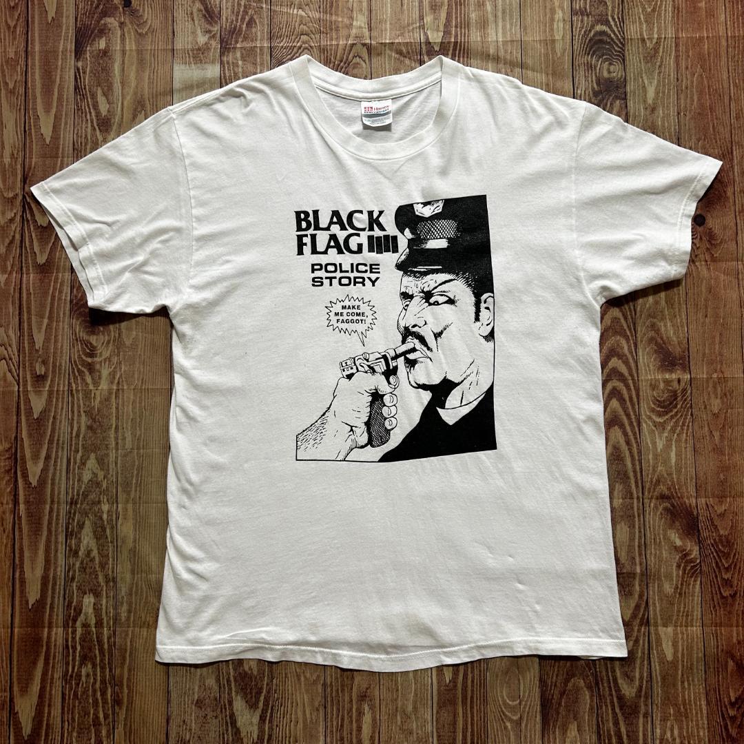 90s ヴィンテージ ブラックフラッグ バンドTシャツ L パンク ロックT