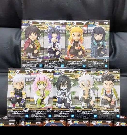 鬼滅の刃 ワーコレ フィギュア 16点 セット 鬼滅ノ刃 Qposket付き。