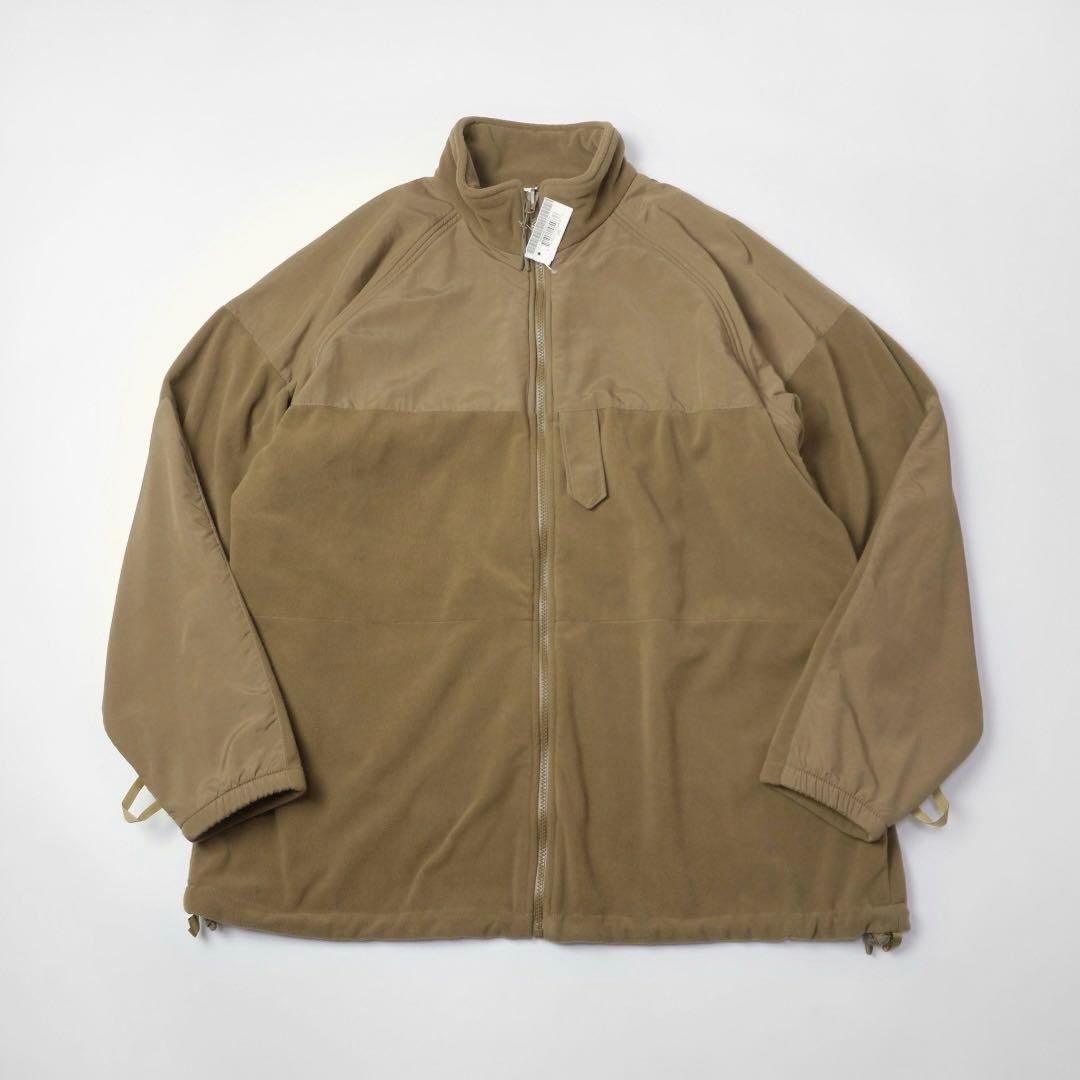 デッド米軍US NAVYミリタリー フリース ジャケット軍物コヨーテXL NWU
