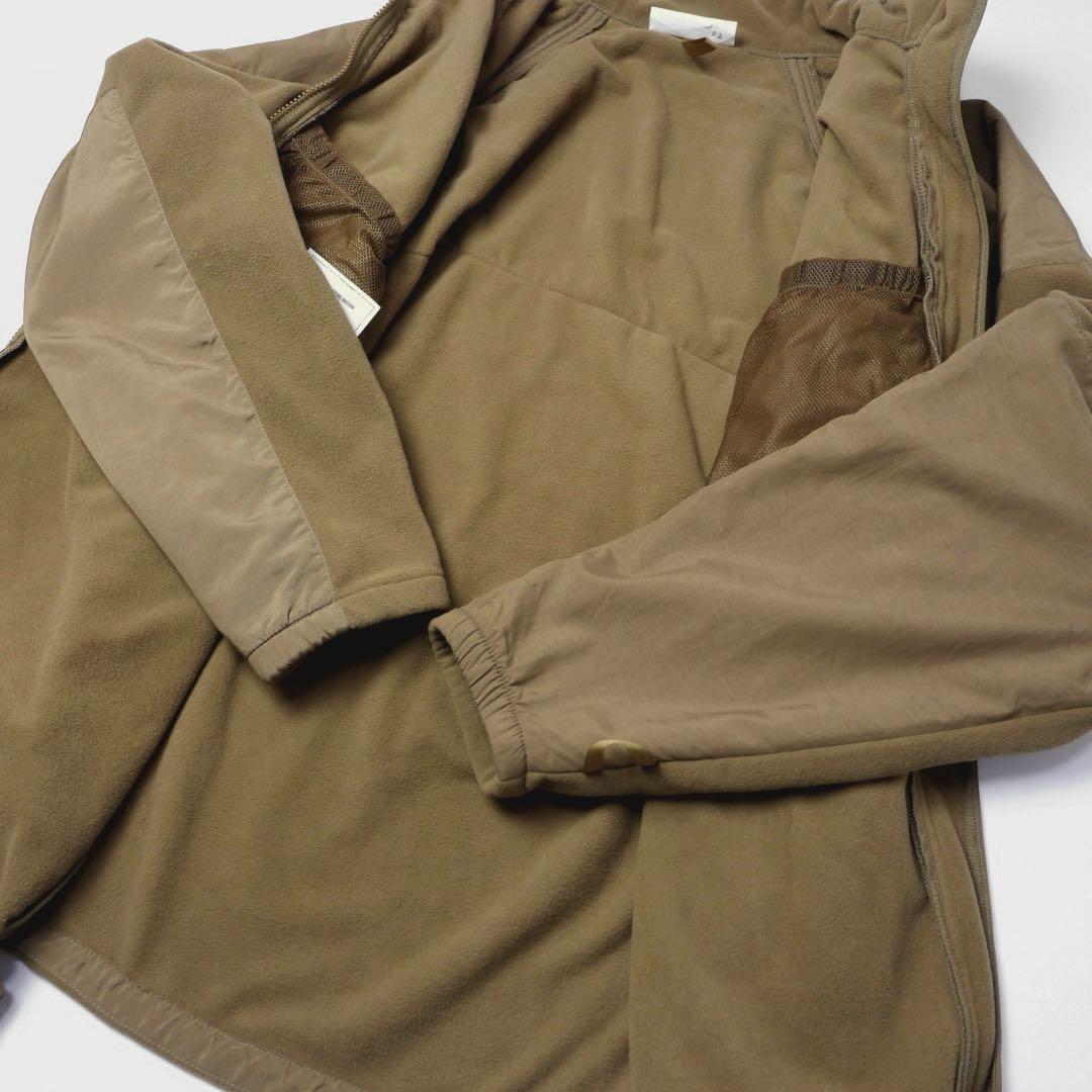 デッド米軍US NAVYミリタリー フリース ジャケット軍物コヨーテXL NWU
