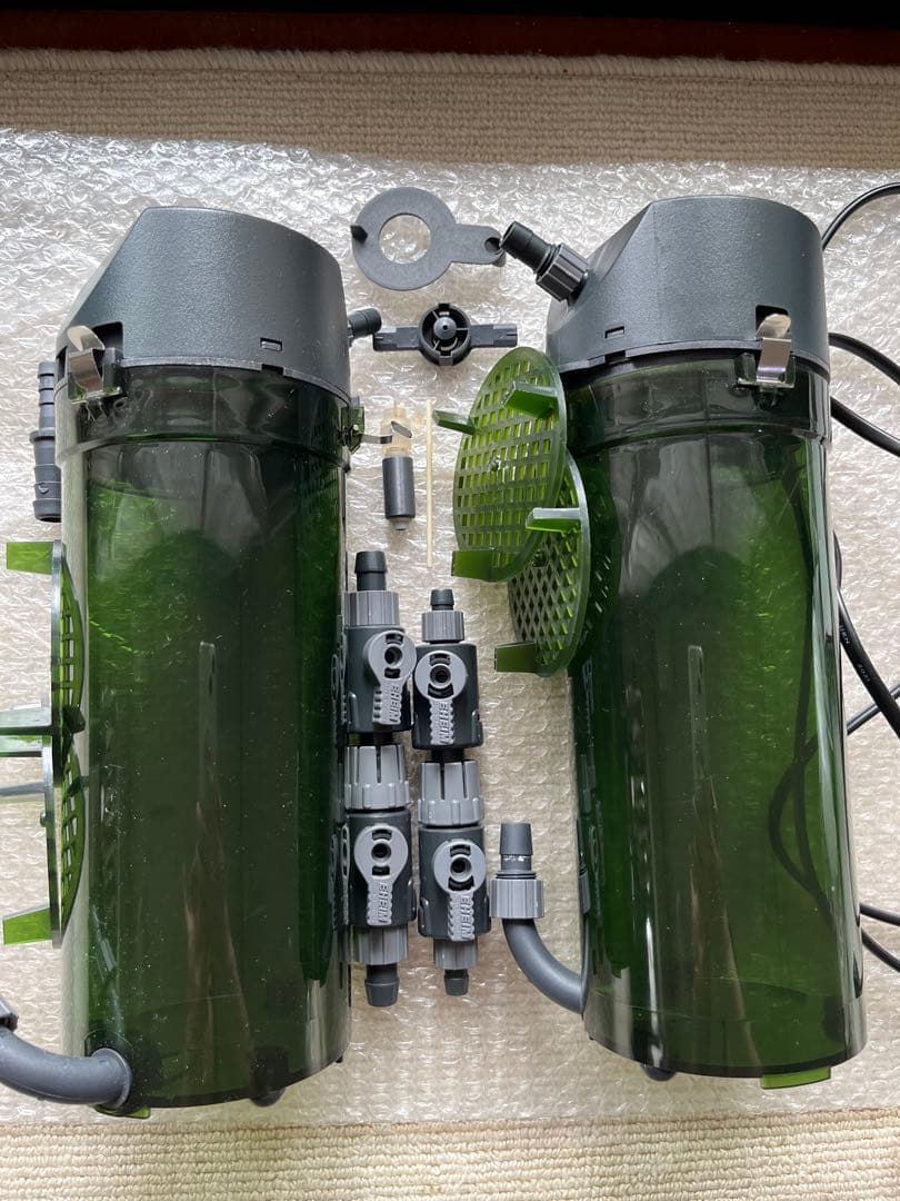 エーハイム2211&サブフィルターろ材活性炭付