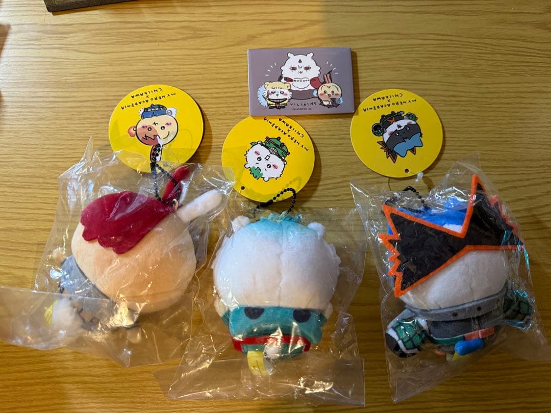 ちいかわ 僕のヒーローアカデミア ヒロアカ コラボ マスコット　全3種