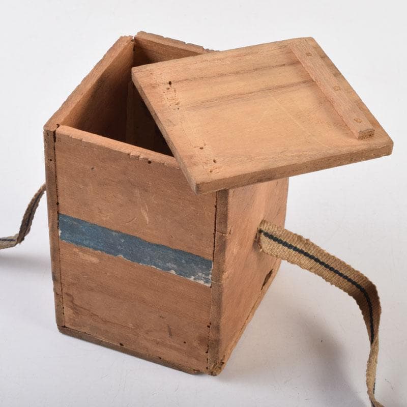 茶道具　黒漆　棗　時代箱付　V　9031