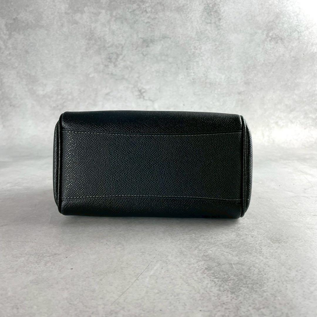 ✨極美品✨コーチ　 ミニ　ローアン　クロスボディバッグ　2way レザー　黒