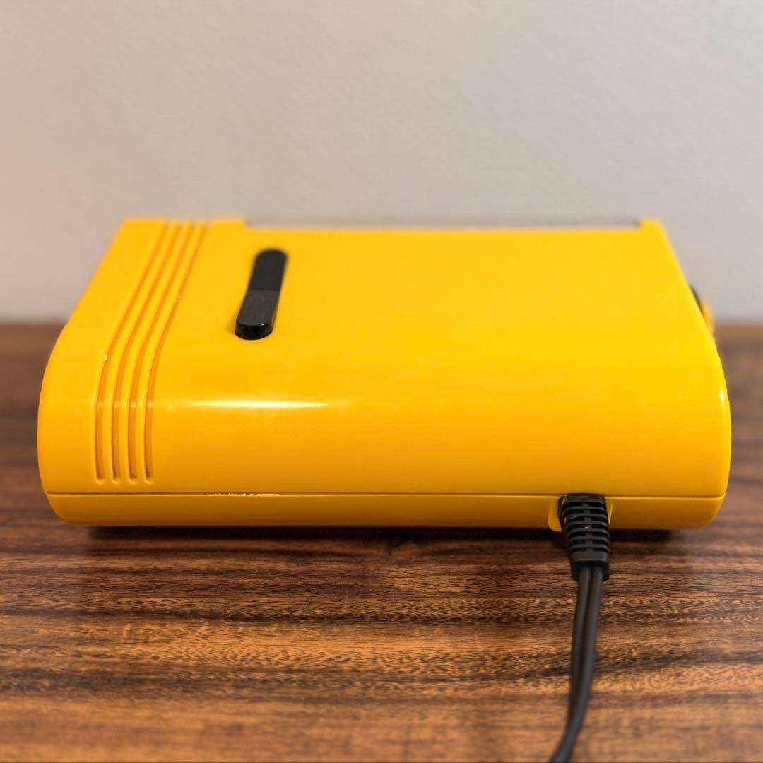 【メンテ済み・動作正常】レアCITIZEN パタパタ時計 ハイリーフ・ネップ黄色