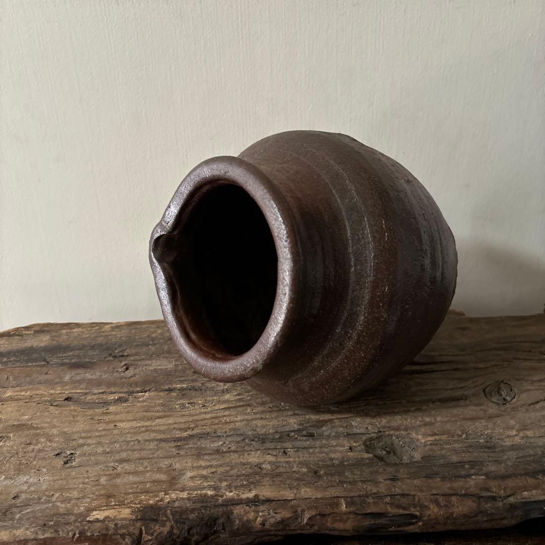 古備前片口壷 .古越前.常滑.丹波.信楽.瀬戸.六古窯　骨董　検:李朝　白磁