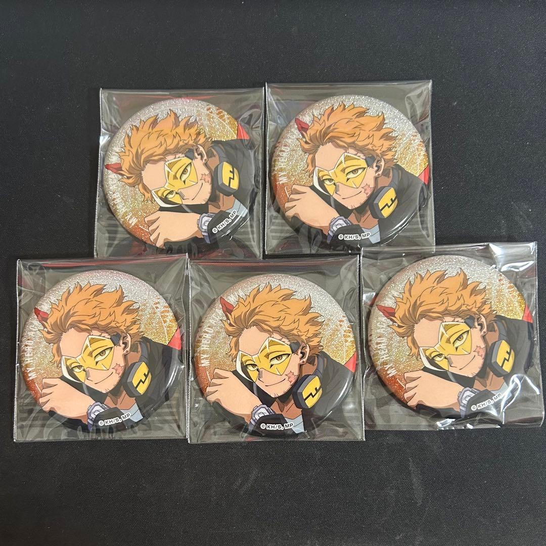 ヒロアカ グリッター缶バッジ ホークス