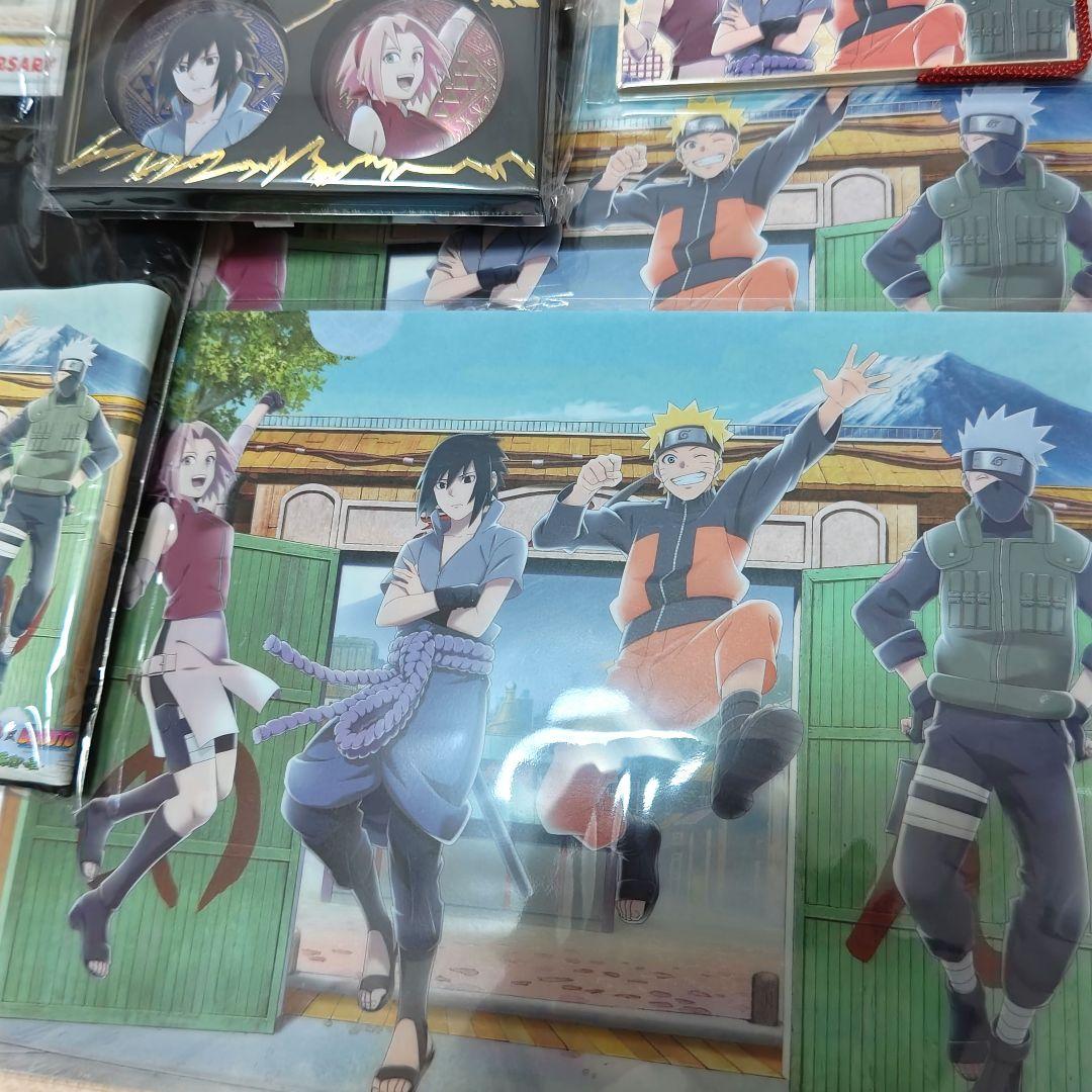 NARUTO　富士急　木ノ葉隠れの里5周年　フェイスタオル　絵馬　各2点