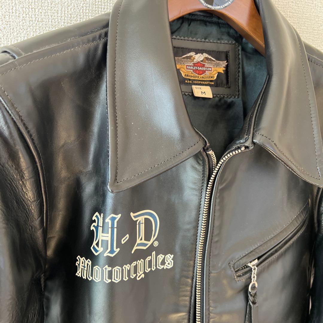 H-D Motorcycles ブラックレザー ジャケット Mサイズ