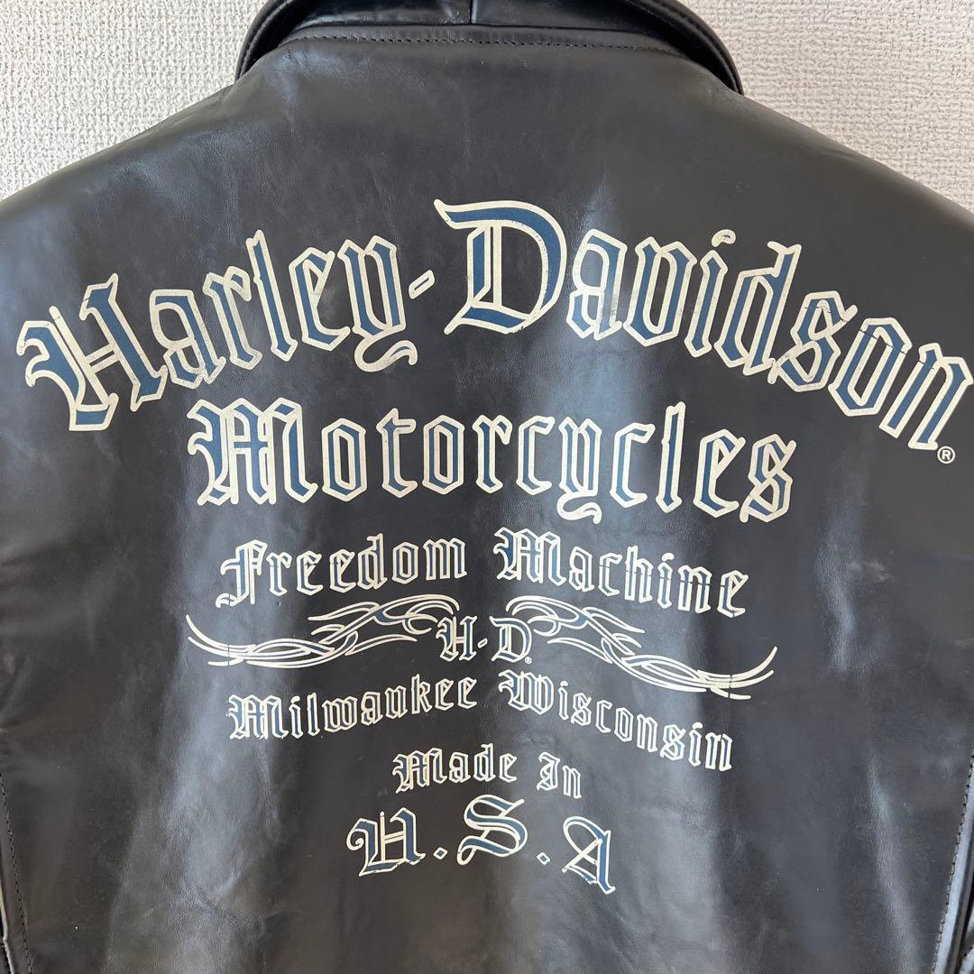 H-D Motorcycles ブラックレザー ジャケット Mサイズ