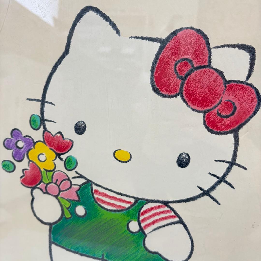 【保証書付】ハローキティ サンリオ シルクスクリーン シリアル126/500