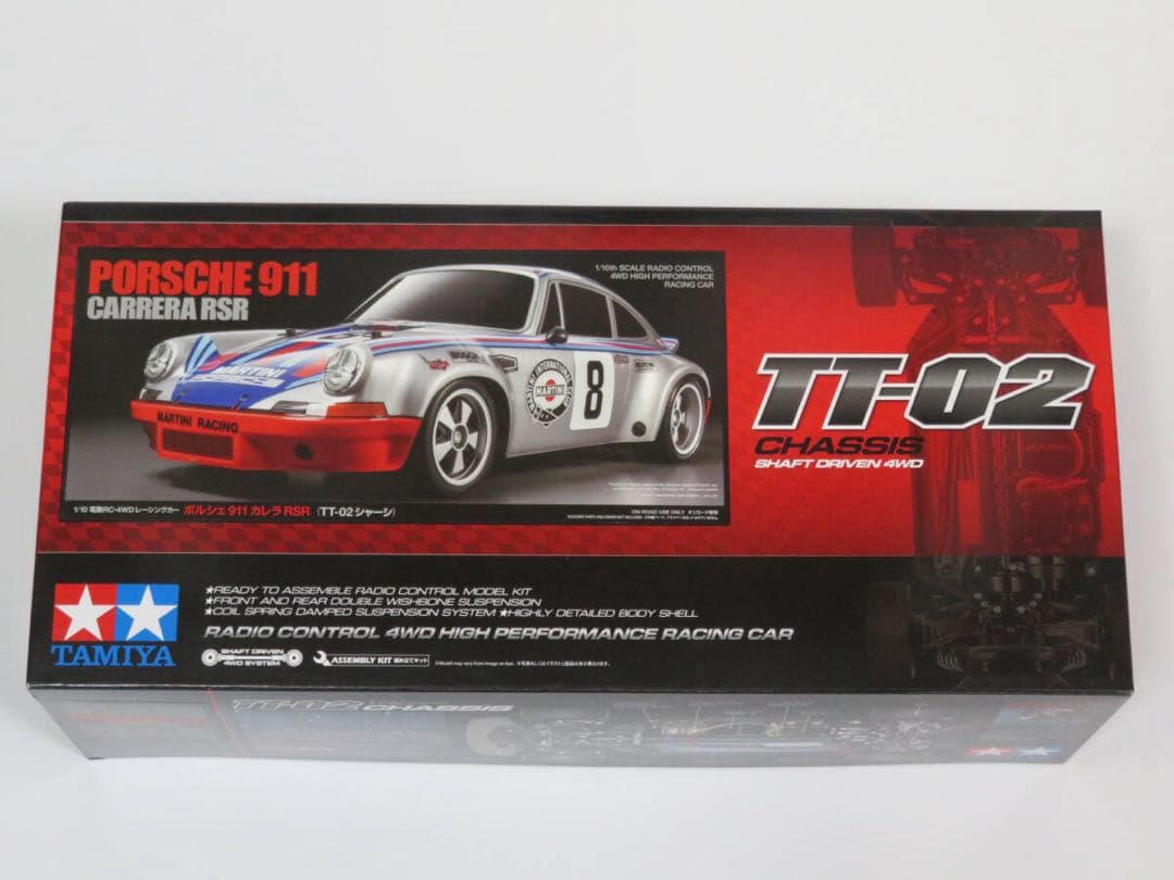 タミヤ　ポルシェ911カレラRSR (TT-02シャーシー)
