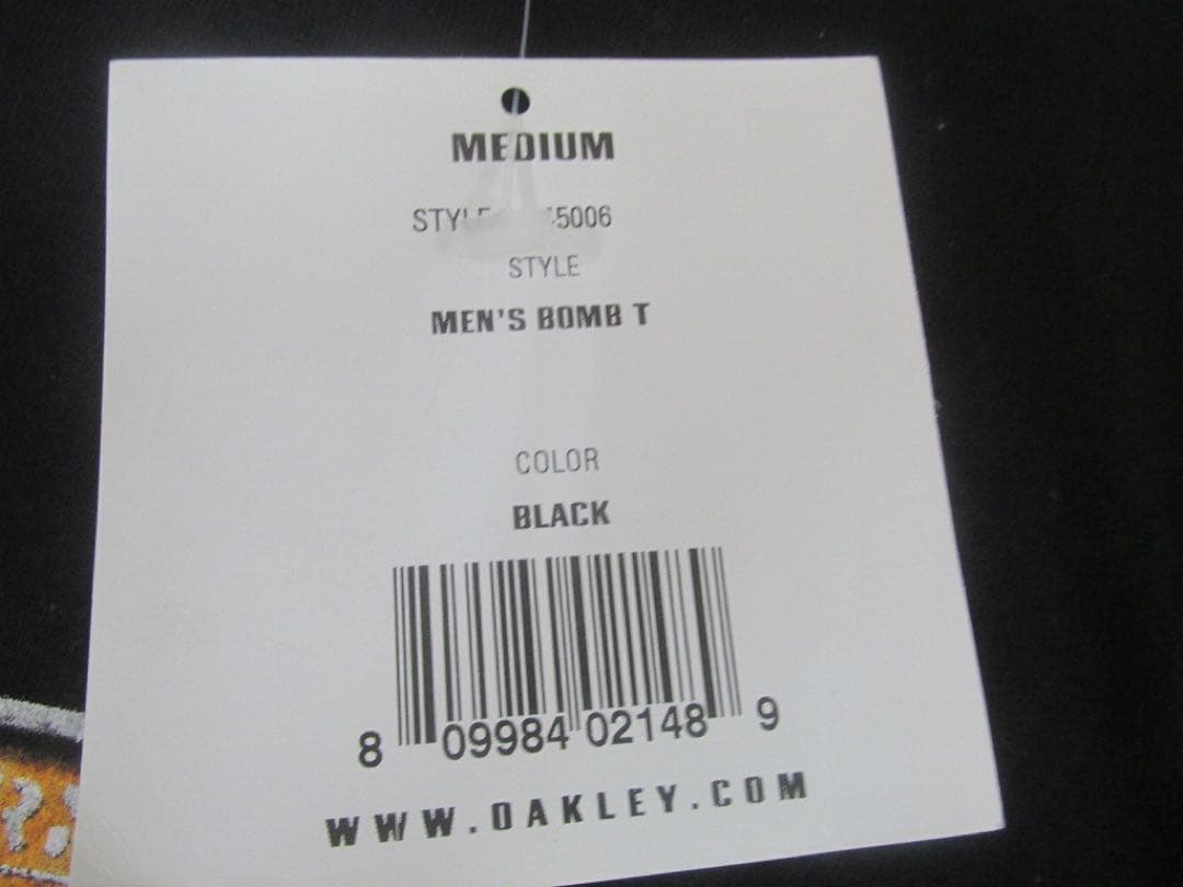 1*！様 【新品】OAKLEY オークリー Tシャツ ブラック Mサイズ BOM