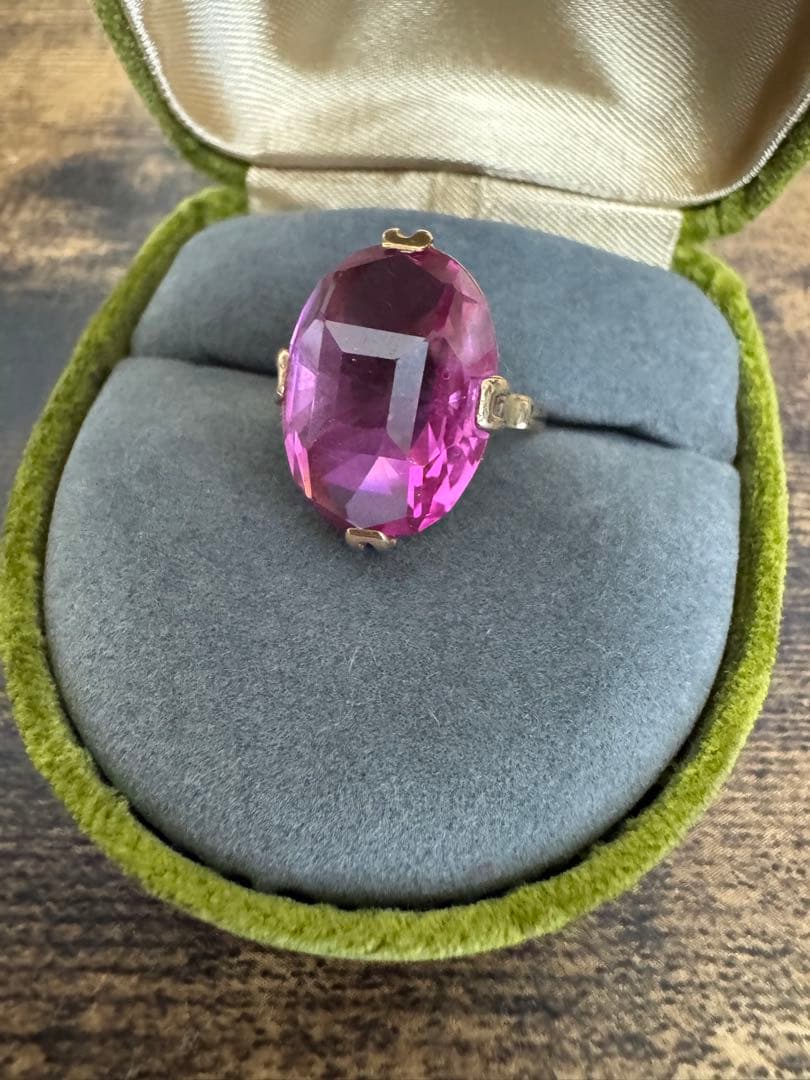 千本透かし　k18 ヴィンテージリング　6.44g